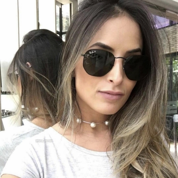 RayBan Hexagonal Black RB3548N New - Picture 12 of 14